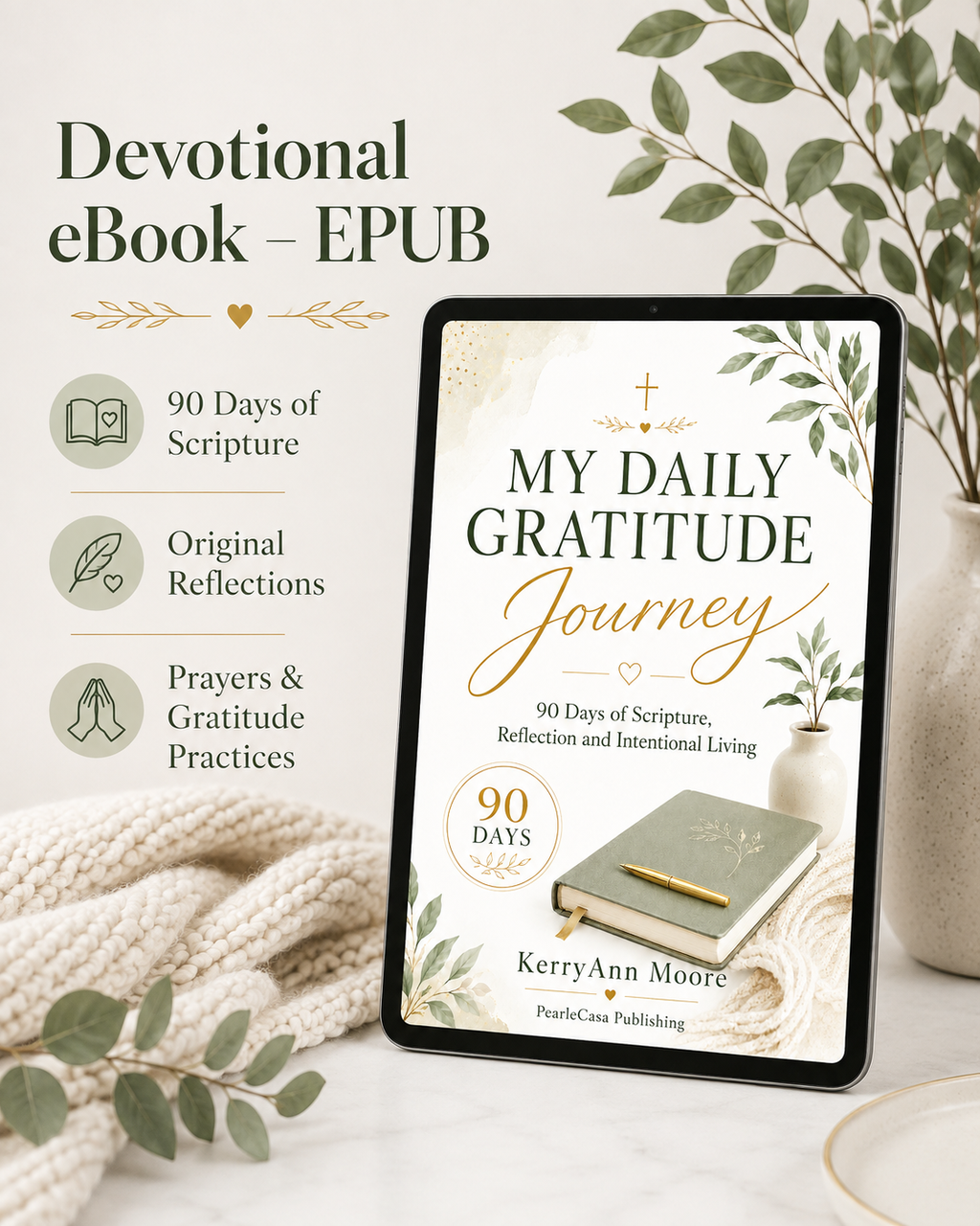 My Daily Gratitude Journey: 90 Days of Scripture, Reflection and Intentional Living